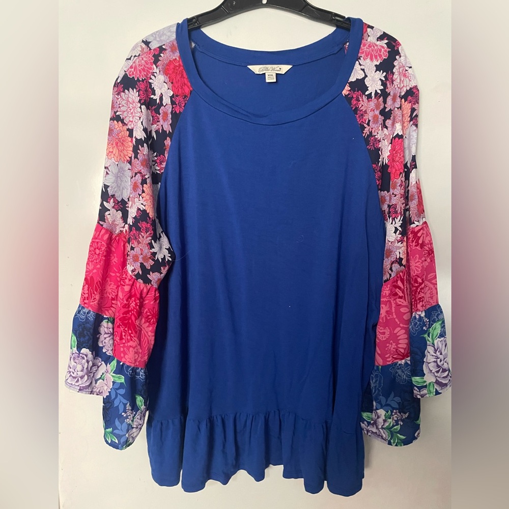 Women’s Pioneer Woman XXXL flowered sleeve tunic